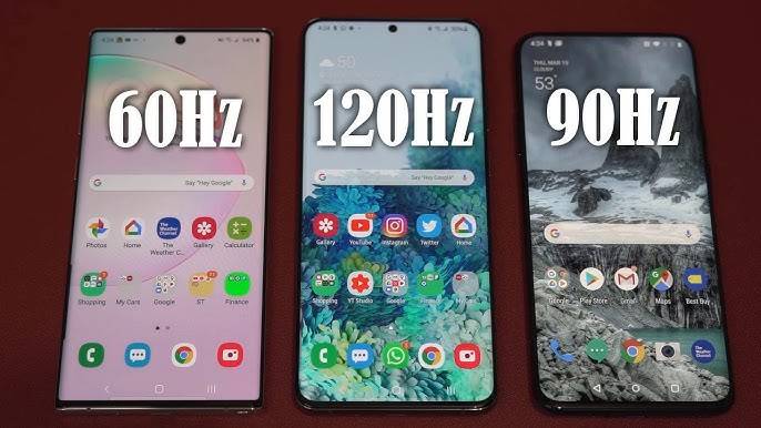 Kaei ka jingmut jong ka Refresh Rate haki Mobile phone jong phi ?